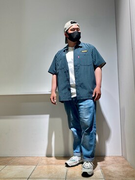 「アイテム（チノパンツ、その他）」を使った、kikuさん（メンズ・160cm）の春コーディネート