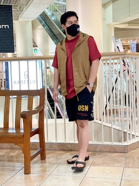 「AVIREXBelle」｜kikuさん（メンズ・160cm）の夏コーディネート