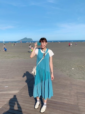 「JW Anderson（ジェイダブリューアンダーソン）のアイテム（ワンピース/ドレス）」を使った、uuxooさん（レディース・172cm）の夏コーディネート