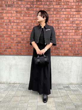 「OUTDOOR PRODUCTS（アウトドアプロダクツ）のOUTDOOR PRODUCTS MINI ROLL BOSTN BAG（ショルダーバッグ）」を使った、cmyokoさん（レディース・150cm）の秋コーディネート