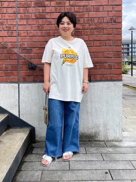 「COMMUNITY MILL（コミュニティ ミル）のアイテム」を使った、cmyokoさん（レディース・150cm）の夏コーディネート