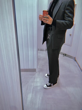 「SET UP」｜Rintaさん（メンズ・183cm）の冬コーディネート