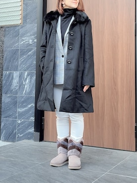 「GRADE（グレイド）のアイテム」を使った、★みくる★さん（レディース・156cm）の冬コーディネート