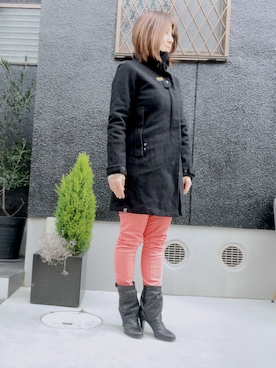 「UNTITLED（アンタイトル）のアイテム（パンツ）」を使った、★みくる★さん（レディース・156cm）の冬コーディネート