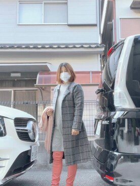 「UNTITLED（アンタイトル）のアイテム（パンツ）」を使った、★みくる★さん（レディース・156cm）の冬コーディネート
