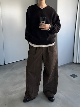 「アイテム（チノパンツ）」を使った、hikaruさん（メンズ・173cm・20代）の秋コーディネート