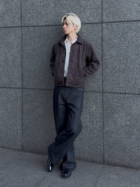 「アイテム（ブルゾン）」を使った、hikaruさん（メンズ・173cm）の夏コーディネート