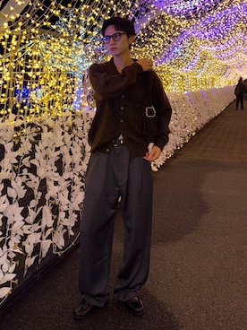 「Adoonplain」｜hikaruさん（メンズ・173cm）の秋コーディネート