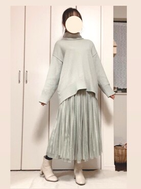 スカート グリーン系 を使った ミントグリーン の人気ファッションコーディネート Wear