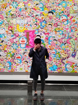 「TAKEO KIKUCHI（タケオキクチ）のアイテム（トレンチコート）」を使った、yukitowalkさん（メンズ・168cm）の春コーディネート