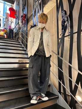「ロイヤルフラッシュ」｜「アイテム（ジャケット/アウター）」を使った、kaiseiさん（メンズ・172cm）の夏コーディネート