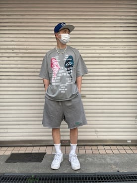 「ROYAL FLASH（ロイヤルフラッシュ）のアイテム（帽子）」を使った、kaiseiさん（メンズ・172cm）の春コーディネート