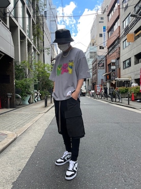 「backlash」｜「アイテム（帽子）」を使った、kaiseiさん（メンズ・172cm）の夏コーディネート
