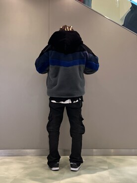 「ROYAL FLASH（ロイヤルフラッシュ）のアイテム（ブルゾン）」を使った、kaiseiさん（メンズ・172cm）の冬コーディネート