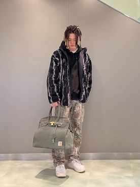 「ROYAL FLASH（ロイヤルフラッシュ）のアイテム（バッグ）」を使った、kaiseiさん（メンズ・172cm）の冬コーディネート