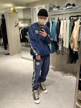 「ALCHEMIST（アルケミスト）のアイテム」を使った、kaiseiさん（メンズ・172cm）の春コーディネート