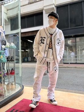 「STUD MUFFIN」｜「アイテム（ジャケット/アウター）」を使った、kaiseiさん（メンズ・172cm）の春コーディネート