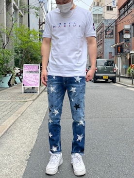 「muta（ムータ）のアイテム」を使った、kaiseiさん（メンズ・172cm）の春コーディネート