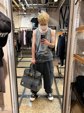 「ROYAL FLASH（ロイヤルフラッシュ）のアイテム（バッグ）」を使った、kaiseiさん（メンズ・172cm）の夏コーディネート