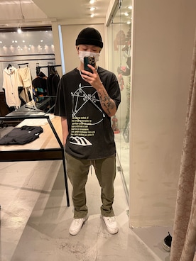 「ROYAL FLASH（ロイヤルフラッシュ）のアイテム（スウェットパンツ）」を使った、kaiseiさん（メンズ・172cm）の春コーディネート