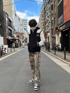 「roarguns（ロアーガンズ）のアイテム（ジャケット/アウター）」を使った、kaiseiさん（メンズ・172cm）の秋コーディネート