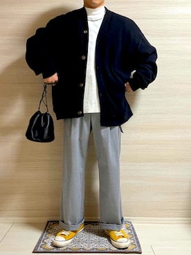 「BONbazaar（ボンバザール）のアイテム」を使った、ymymryo08さん（メンズ・172cm）の冬コーディネート