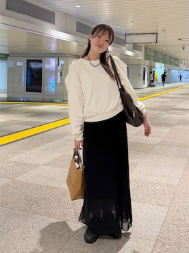 「eL（エル）のアイテム」を使った、えび（JEANASIS）さん（レディース・164cm）の秋コーディネート