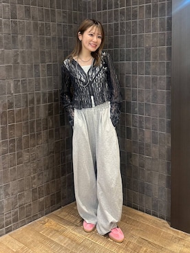 「アイテム（パーカー）」を使った、えび（JEANASIS）さん（レディース・164cm・20代）の夏コーディネート