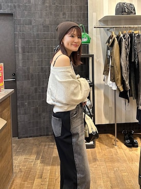 「アイテム（スウェット）」を使った、えび（JEANASIS）さん（レディース・164cm・20代）の秋コーディネート