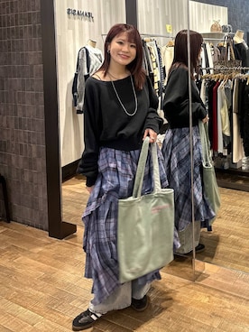 「JEANASIS（ジーナシス）のアイテム（デニムパンツ）」を使った、えび（JEANASIS）さん（レディース・164cm）の秋コーディネート