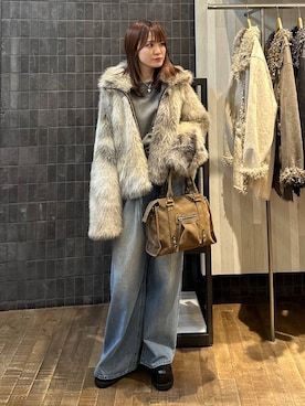 「アイテム（その他シューズ）」を使った、えび（JEANASIS）さん（レディース・164cm・20代）の秋コーディネート