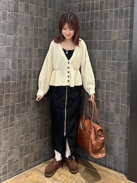 「アイテム（その他シューズ）」を使った、えび（JEANASIS）さん（レディース・164cm・20代）の秋コーディネート