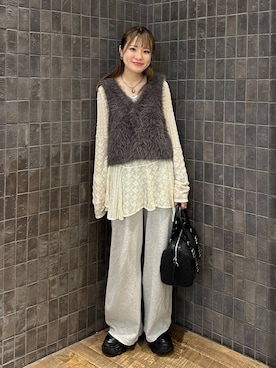 「アイテム（スウェットパンツ）」を使った、えび（JEANASIS）さん（レディース・164cm・20代）の夏コーディネート