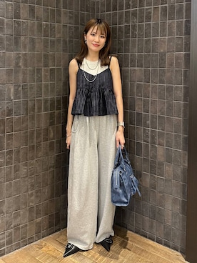 「アイテム（その他トップス）」を使った、えび（JEANASIS）さん（レディース・164cm・20代）の夏コーディネート
