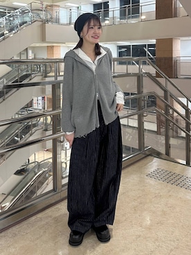 「アイテム（パーカー）」を使った、えび（JEANASIS）さん（レディース・164cm・20代）の秋コーディネート