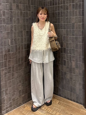 「アイテム（シューズ）」を使った、えび（JEANASIS）さん（レディース・164cm・20代）の夏コーディネート