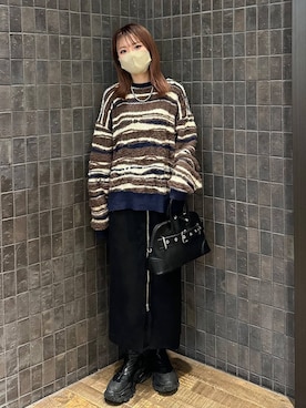 「JEANASIS（ジーナシス）のアイテム（ボストンバッグ）」を使った、えび（JEANASIS）さん（レディース・164cm）の秋コーディネート