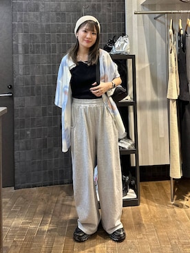 「アイテム（ニットキャップ/ビーニー）」を使った、えび（JEANASIS）さん（レディース・164cm・20代）の夏コーディネート
