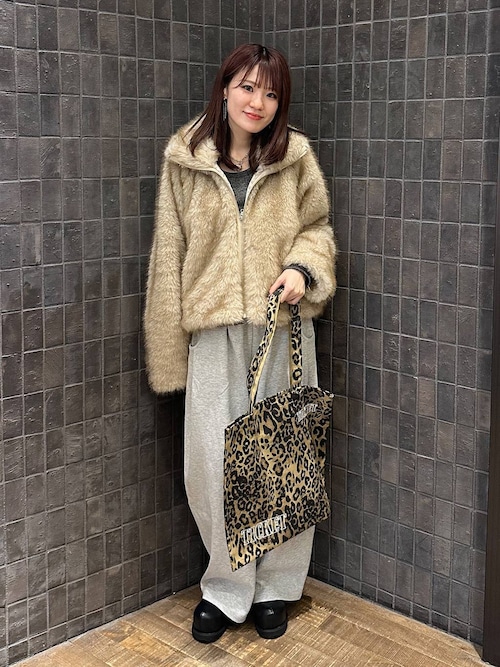 この冬スタイリングの主役にピッタリ！】MIXカラーファーブルゾン