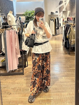 「アイテム（ニットキャップ/ビーニー）」を使った、えび（JEANASIS）さん（レディース・164cm・20代）の夏コーディネート