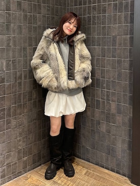 「アイテム（ブルゾン）」を使った、えび（JEANASIS）さん（レディース・164cm・20代）の秋コーディネート