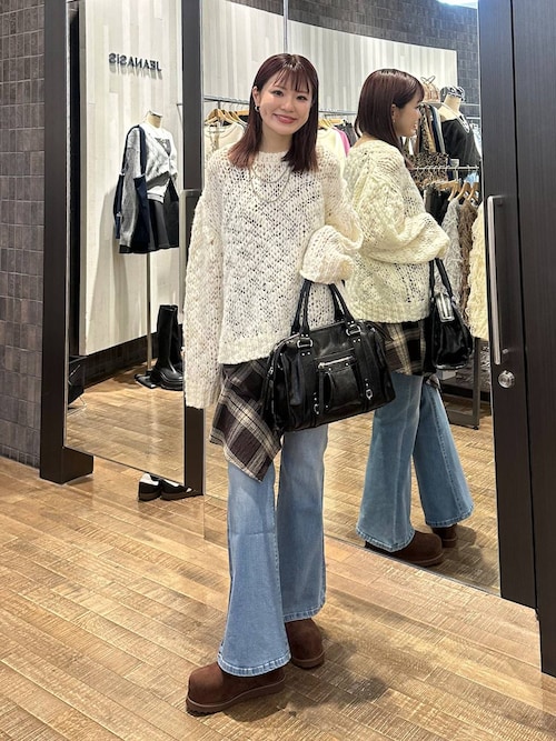 ヨウリュウチェックミニワンピース　ジーナシス　新品未使用　今季新作 JEANASIS｜ヨウリュウチェックミニワンピース | Rakuten Fashion