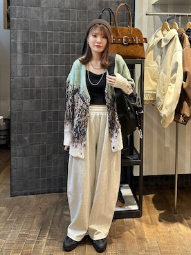 「アイテム（スウェットパンツ）」を使った、えび（JEANASIS）さん（レディース・164cm・20代）の秋コーディネート