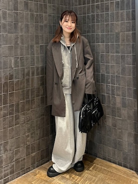 「JEANASIS（ジーナシス）のアイテム（パーカー）」を使った、えび（JEANASIS）さん（レディース・164cm）の秋コーディネート