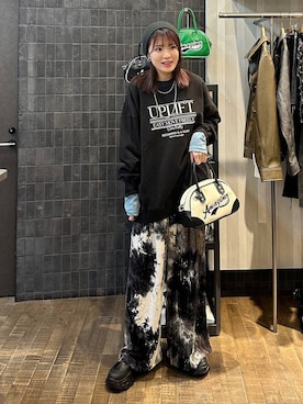 「アイテム（スウェット）」を使った、えび（JEANASIS）さん（レディース・164cm・20代）の秋コーディネート