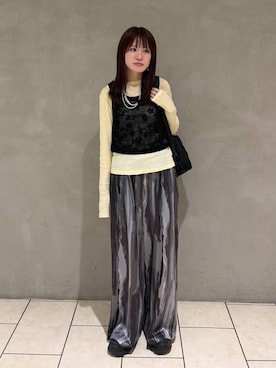 「JEANASIS（ジーナシス）のアイテム（パンツ）」を使った、えび（JEANASIS）さん（レディース・164cm）の春コーディネート