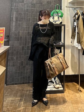 「アイテム（チノパンツ）」を使った、えび（JEANASIS）さん（レディース・164cm）の秋コーディネート