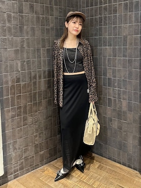 「アイテム（ハンチング/ベレー帽）」を使った、えび（JEANASIS）さん（レディース・164cm・20代）の夏コーディネート