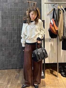 「アイテム（スウェット）」を使った、えび（JEANASIS）さん（レディース・164cm・20代）の夏コーディネート