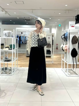 「SMELLY（スメリー）のシャギービーニー（ニットキャップ/ビーニー）」を使った、rinaさん（レディース・168cm）の秋コーディネート